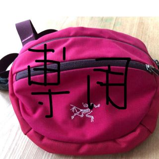ARC'TERYX（バッグ ・ ピンク/桃色系）のフリマアイテム一覧