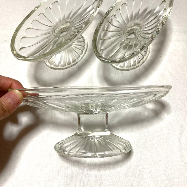 プリンアラモード パフェグラス デザート皿の通販 by きなこ｜ラクマ