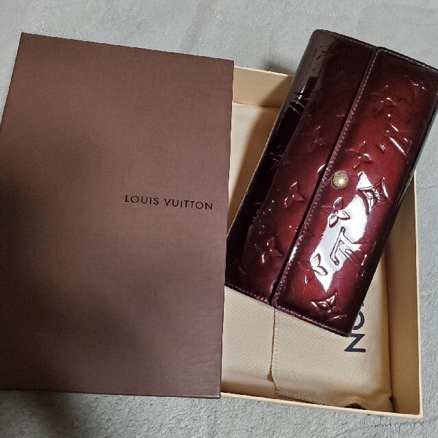 LOUIS VUITTON - Louis Vuitton 長財布 ヴェルニ ボルドーの通販 by