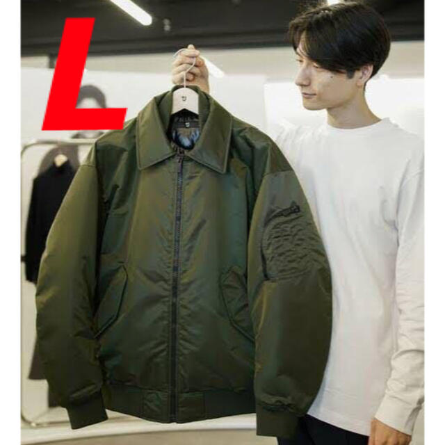 UNIQLO - 即完 ダウンオーバーサイズリブブルゾンの通販 by りんご