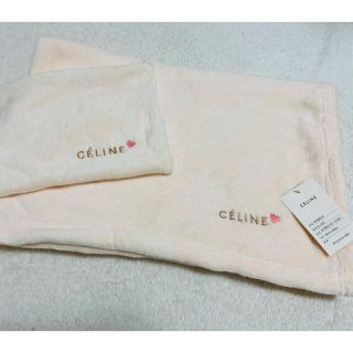 CELINE】セリーヌ膝掛けブランケットハーフケット