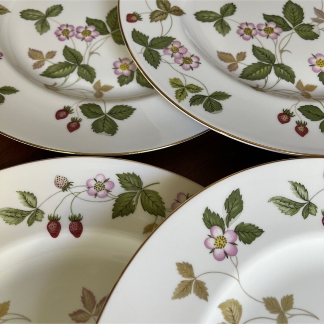 WOOD WOOD - 【黒壺美品】ウェッジウッド☆ワイルドストロベリー