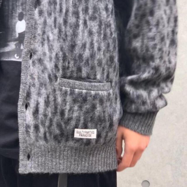 WACKO MARIA - 【美品】WACKO MARIA レオパード モヘア カーディガン