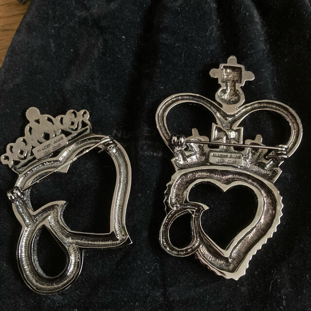 NUMBER (N)INE - ナンバーナイン カート期 ハート涙 ブローチ 2個