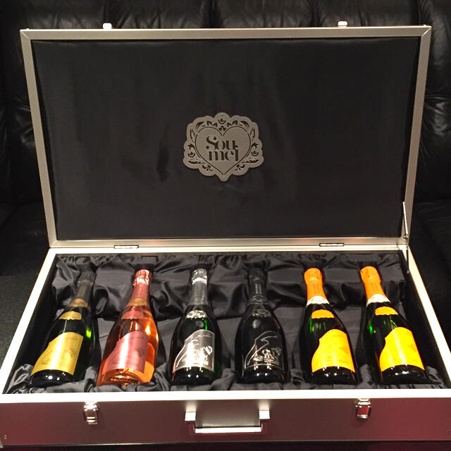 ソウメイ アタッシュケース6本セット正規品シャンパン限定品 新品未