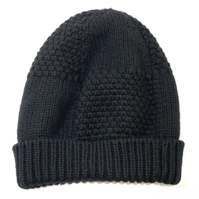 LOUIS VUITTON - ルイヴィトン ダミエ レザーロゴタグ ニットキャップ