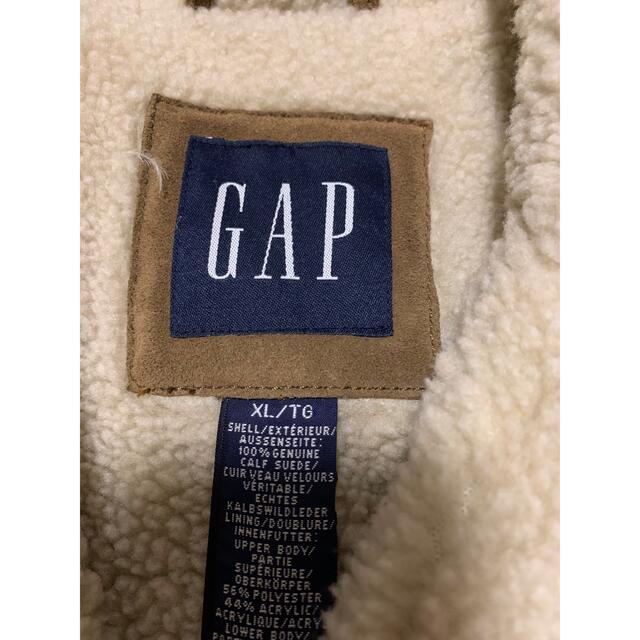 GAP - 90s old gap スウェード ボアジャケット XL キャメルの通販 by