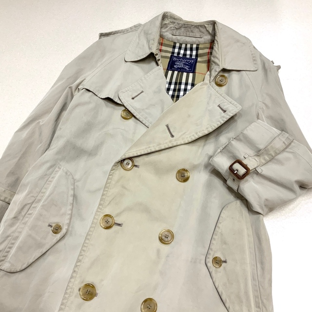 BURBERRY - イングランド製 90's Burberry ノバチェック トレンチ