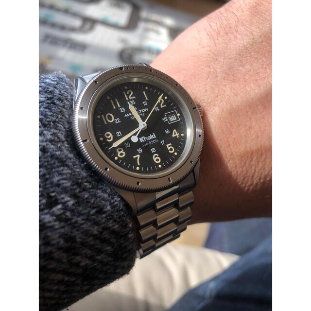 Hamilton - 電池交換済み HAMILTON ハミルトン カーキ サブ 9859の通販