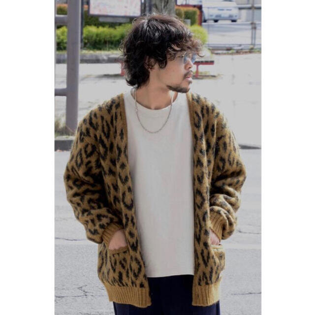 WACKO MARIA - XLサイズ wackomaria レオパード ヘビー モヘア