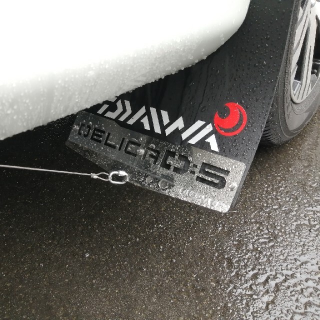 デリカD5 マッドフラップ黒 後期型専用 SUS304 #400の通販 by SUXUS