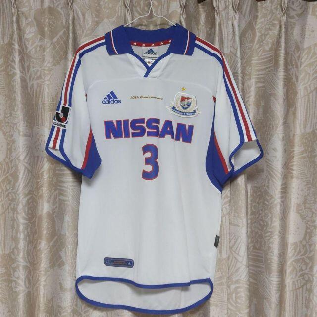 adidas - 横浜F・マリノス2001ユニフォームL 松田直樹選手 直筆サイン