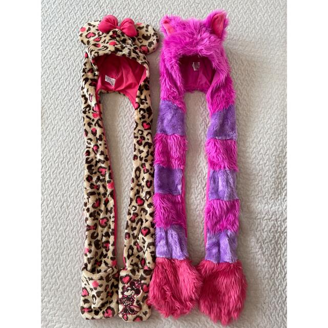 Disney - ディズニー ミニーちゃん フード&手袋付きマフラーの通販 by