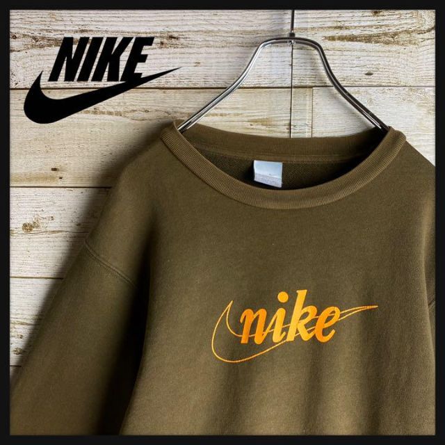 NIKE - 【入手困難ブラウン】ナイキ☆小文字ロゴ入りスウェット 超希少