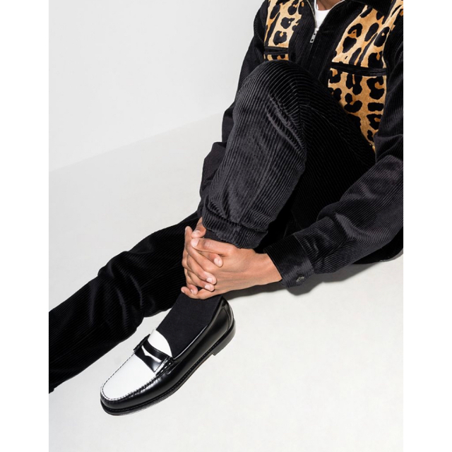 G.H.BASS - 新品 ローファー 白黒 WUEEJUNS LARSON g.h bassの通販 by