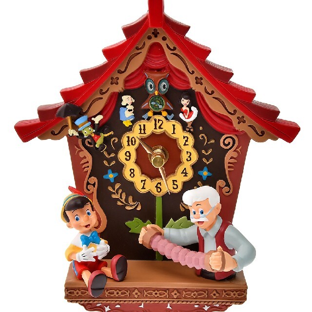 Disney - ☆初期パッケージ☆ピノキオ 80周年 掛け時計 クロック