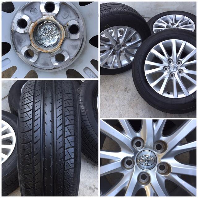 トヨタ - トヨタ130系マークX純正ホイール16×7J+40 ☆タイヤ215/60R16