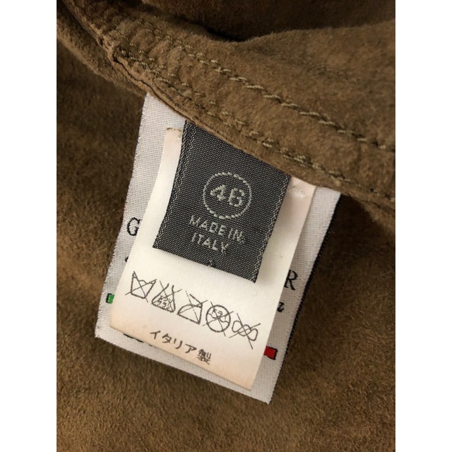 ○サルバトーレサントロ Salvatore Santoro高級ラムスキンブルゾン