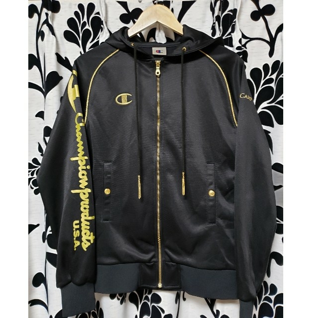 DRESSCAMP - DRESS CAMP ドレスキャンプ 刺繍 ジャージ ゴールド