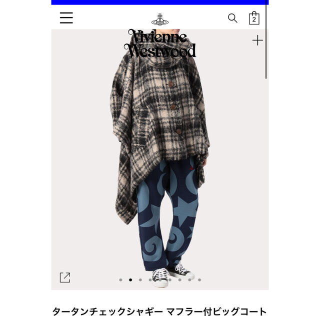 Vivienne Westwood - 新品 ヴィヴィアン マフラー付きビッグコート