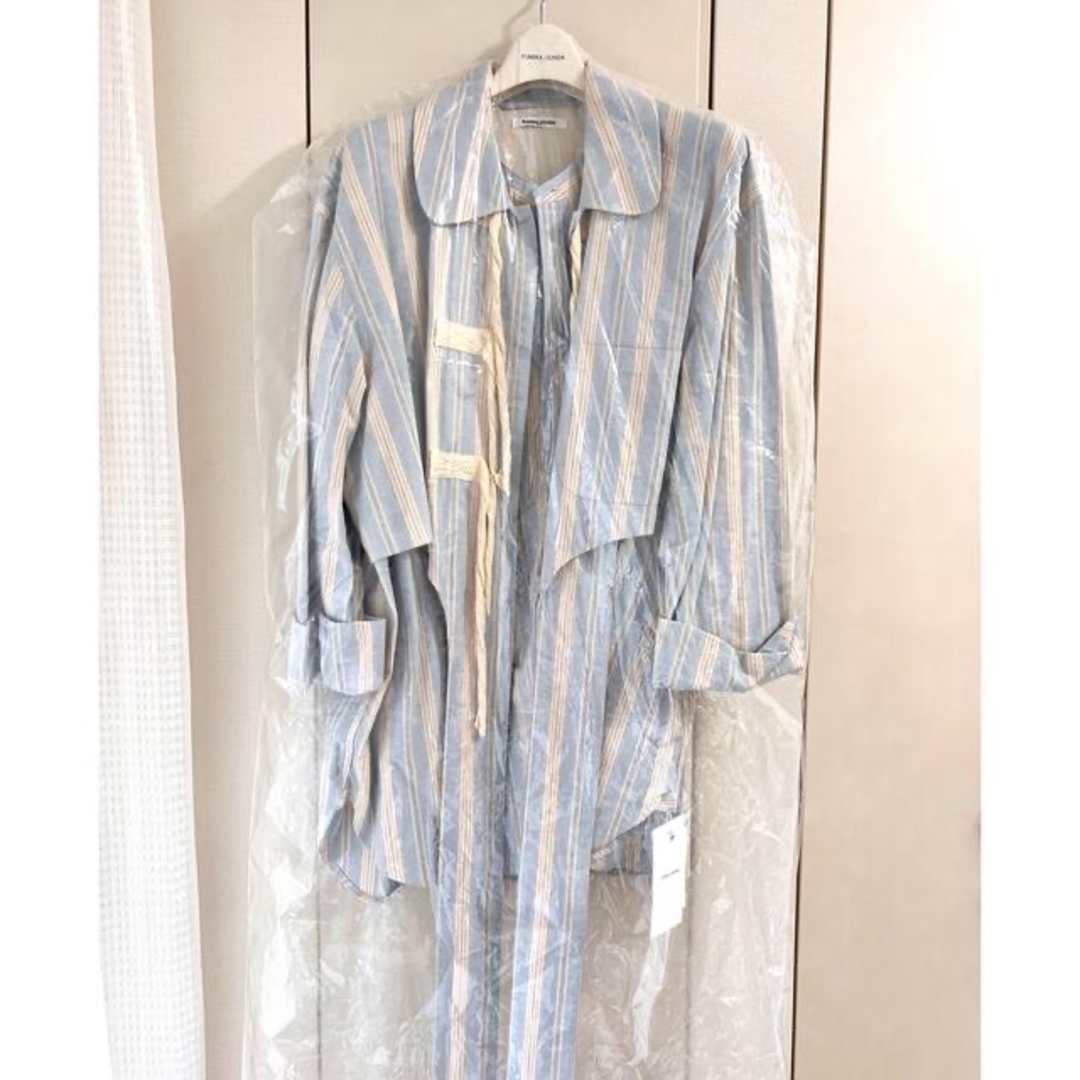 FUMIKA_UCHIDA - FUMIKA UCHIDA ストライプフランネルパジャマシャツの