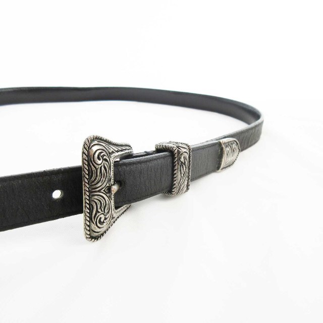 SAINT LAURENT - サンローラン パリ ウエスタン バックル ナローベルト