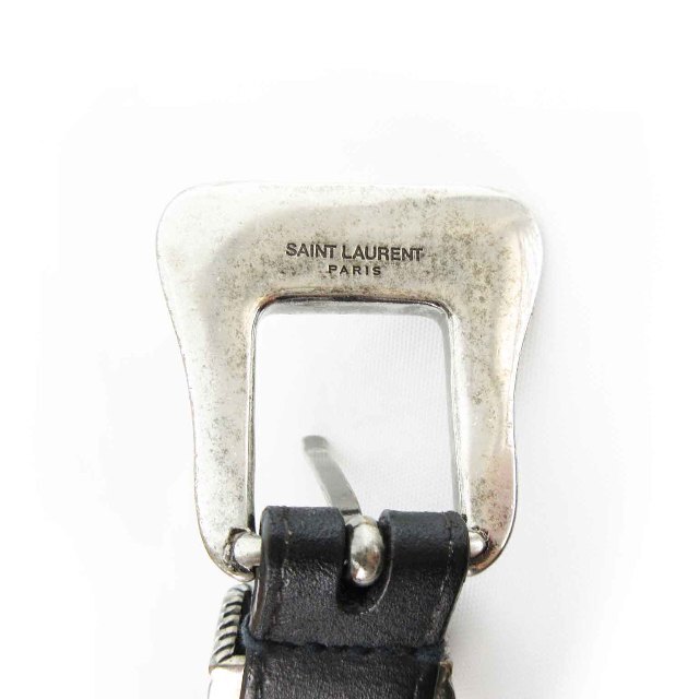 SAINT LAURENT - サンローラン パリ ウエスタン バックル ナローベルト