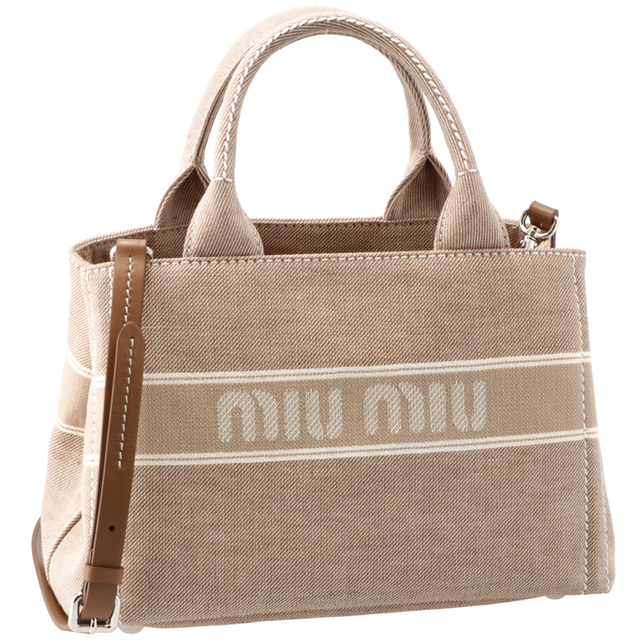 MIU MIU - MIU MIU トートバッグ ジャカードロゴデニムの通販 by