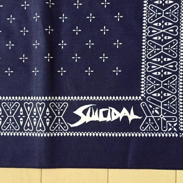SUICIDAL TENDENCIES - 新品 USA製 スーサイダル クロス柄 バンダナ