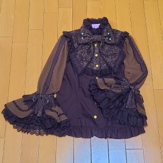 Angelic Pretty（シャツ/ブラウス(長袖/七分) ・ ブラウン/茶色系）の
