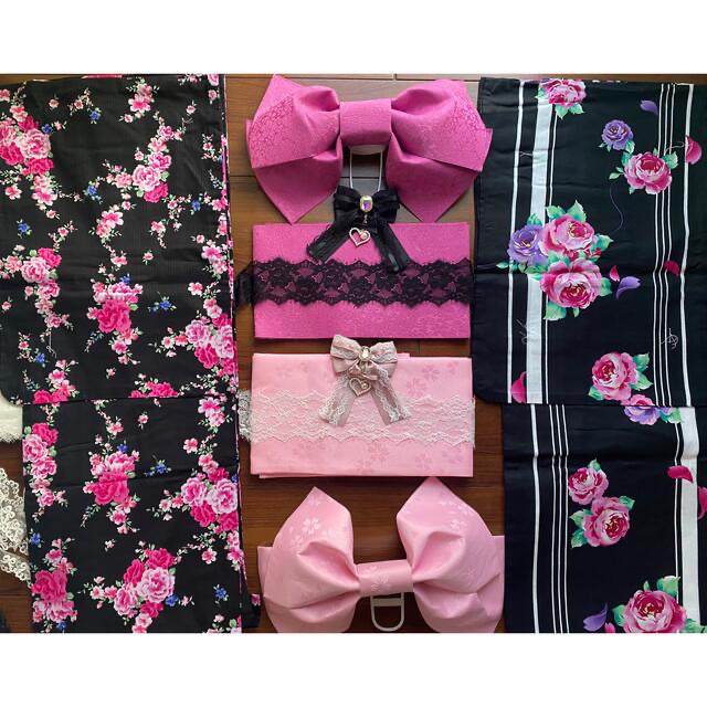 量産型地雷系浴衣作り帯飾り等 浴衣着物通用の通販 by G♡購入前プロフ