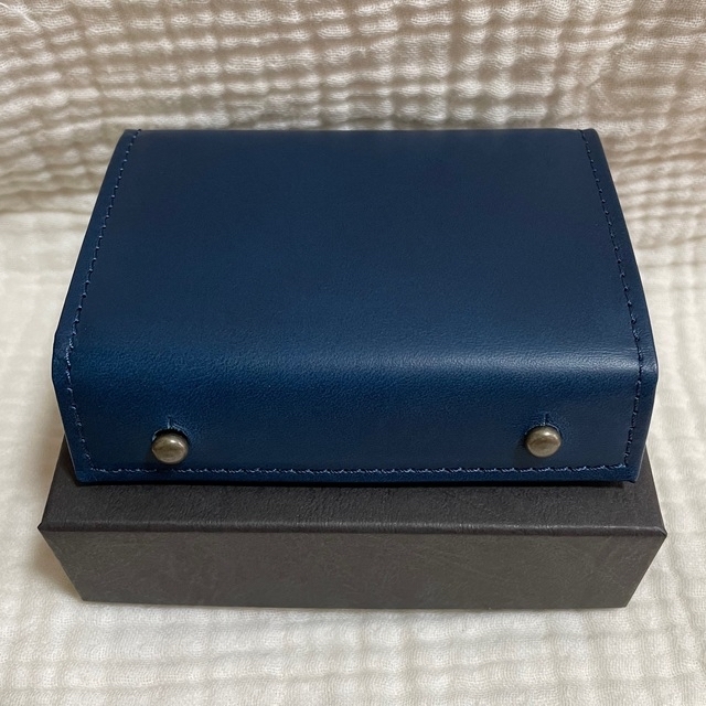 m+ - 限定色【エムピウ】ブルー×ベージュ ミッレフォッリエⅡP25 m+