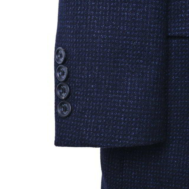 LANVIN en Bleu - LANVIN en Bleu シルク混 ウール チェスター コート