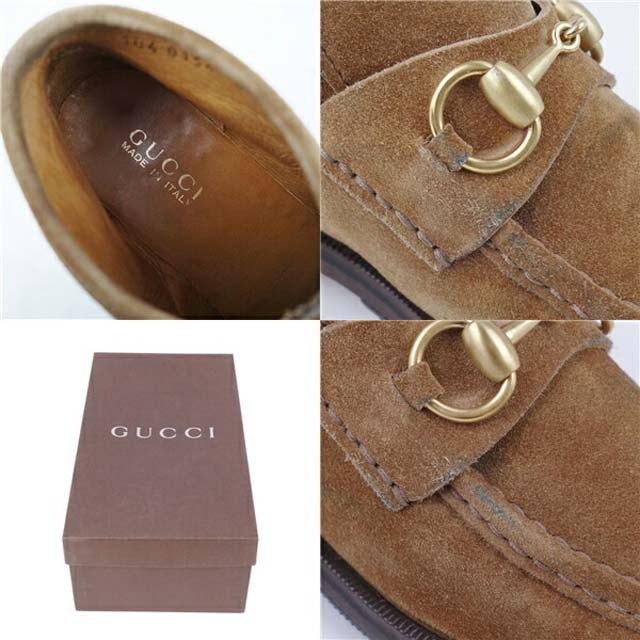GUCCI - グッチ ブーツ チャッカブーツ ホースビット スウェード