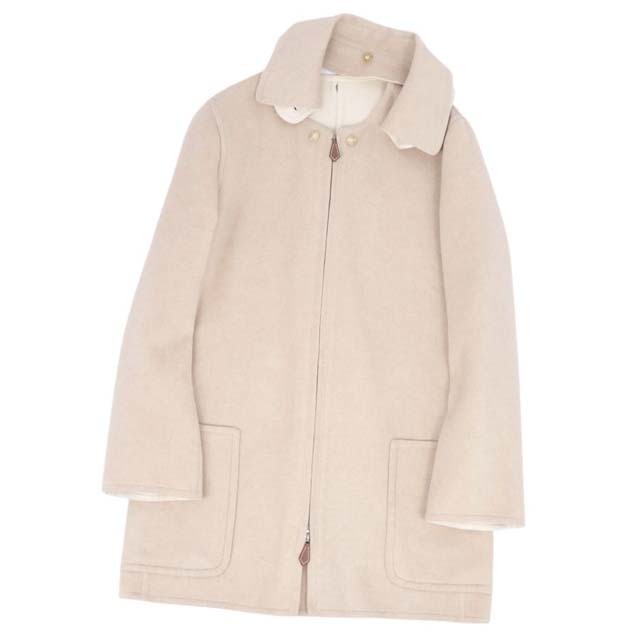 HERMES - エルメス コート マルジェラ期 2way キャメル100％ ジップ