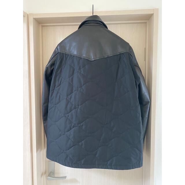 sacai - 名作品 sacai ドッキングライダース レザー 21-02548M の通販