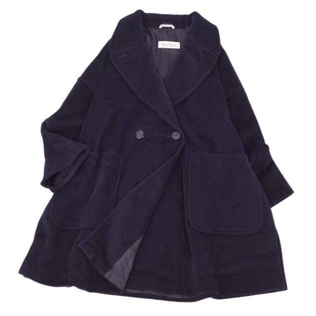 Max Mara - マックスマーラ コート 白タグ ウール カシミヤ オーバー
