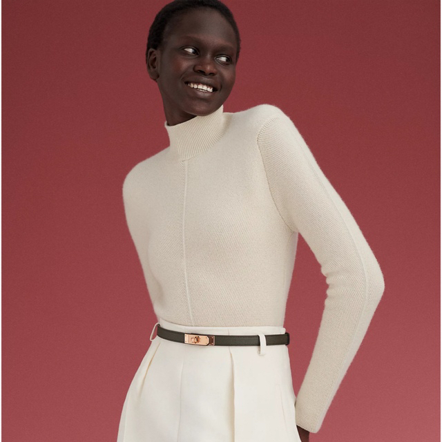 HERMES - 【新品・未使用品】エルメス ケリーベルト ブラック ピンク