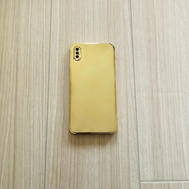 iPhoneXsmax iPhone XS Maxケース ゴールド TPUケースの通販 by