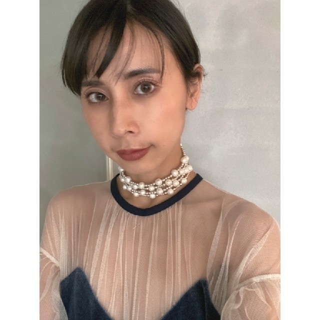 Ameri VINTAGE - Ameri【タグ付未使用品】チュール ベロア ワンピース