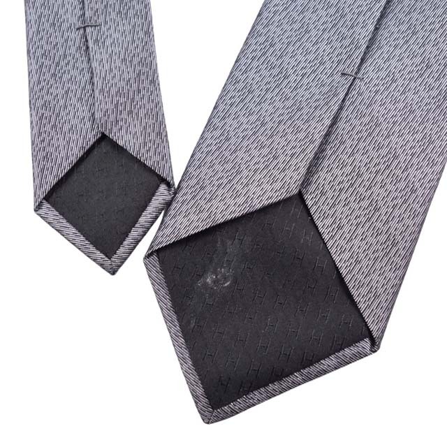 HERMES - エルメス ネクタイ シルク100％ 刺繍 馬 ホース メンズ