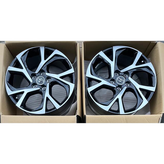 トヨタ - トヨタ 新型 C-HR ほぼ新品 極上 美品 純正 ホイール 18
