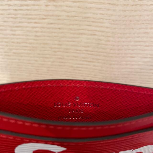 Supreme - 激レア ルイヴィトン カードケース エピ赤 ポルトカルト