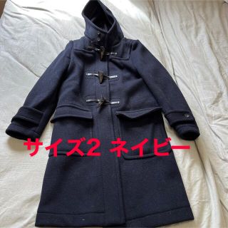 HYKE - 値下hyke ハイク サイズ2 ダッフルコート ネイビーの通販 by