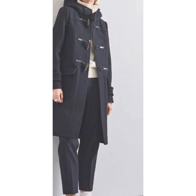 HYKE - 値下hyke ハイク サイズ2 ダッフルコート ネイビーの通販 by