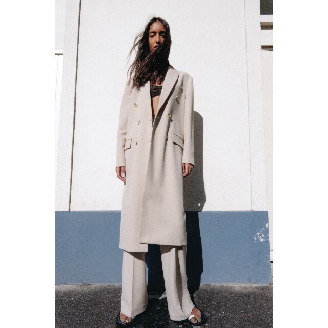 ZARA - ZARA ダブルブレストコート LIMITED EDITION Lサイズの通販 by