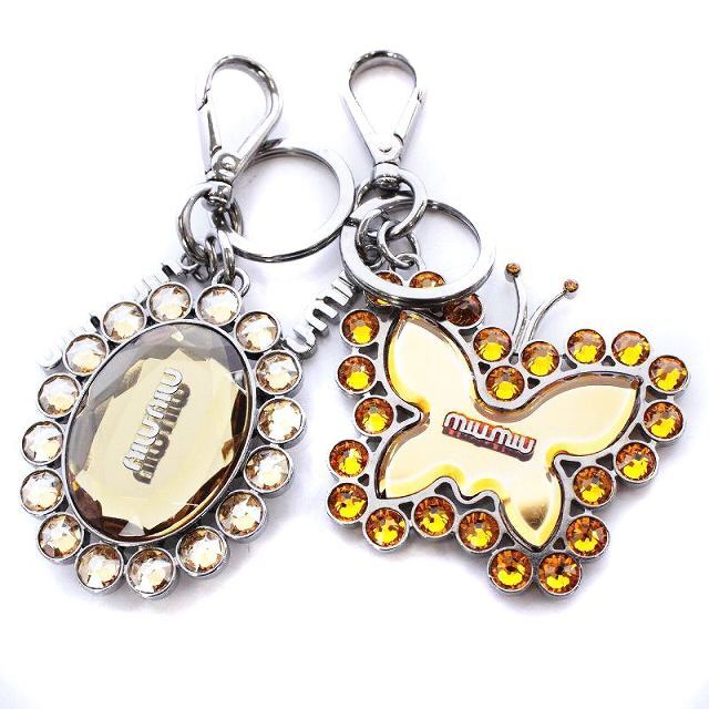 MIU MIU - ミュウミュウ 2個セット キーチェーン キーリング