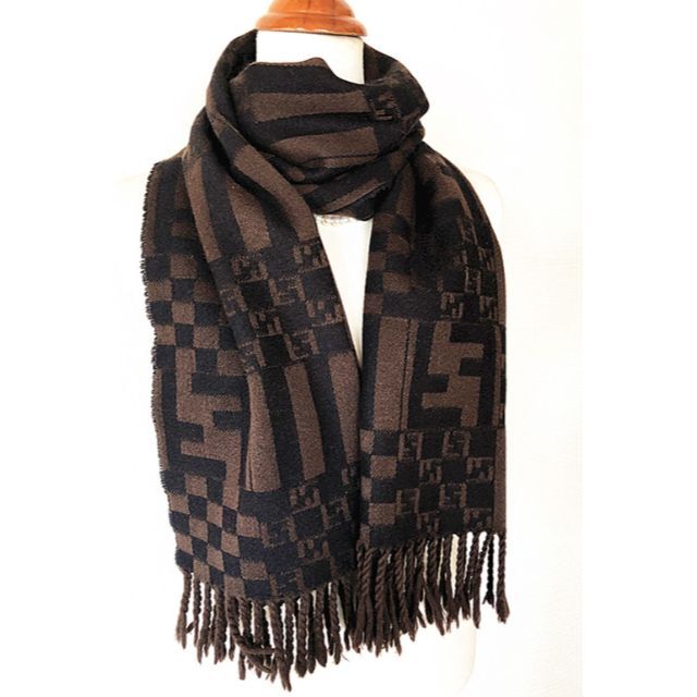 FENDI - 美品◇フェンディFENDI☆ズッカ柄 リバーシブル☆男女兼用