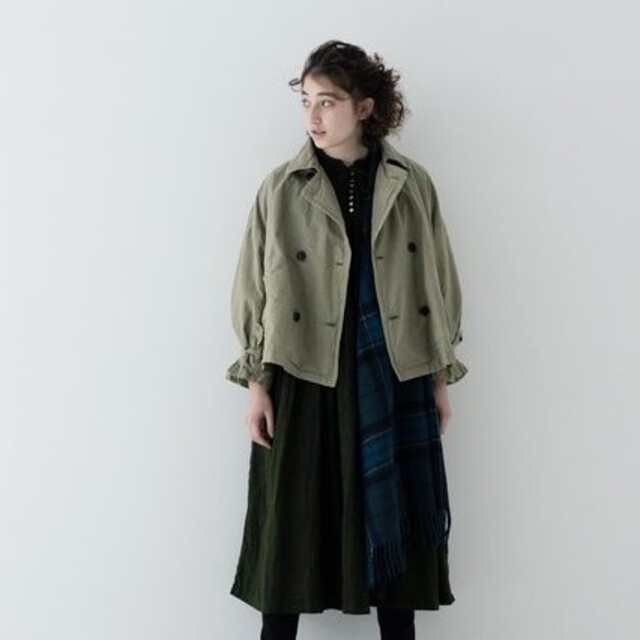 nest Robe - ネストローブ♡スーピマコットンショートトレンチ