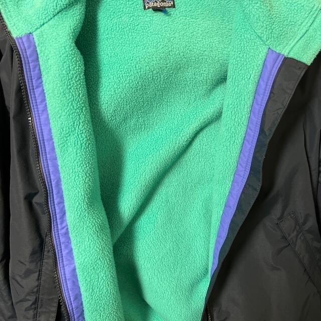 patagonia - パタゴニア シェルドシンチラ USA製 ネイビー×エメラルド